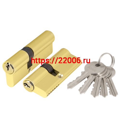 Цилиндровый Ajax (Аякс) механизм (AX100/70) AX1000Key70 (30+10+30) PB латунь