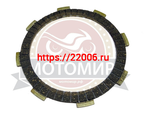 Диск сцепления CBB250 ферридо Zongshen ZS 165FMM 91х110/119х3мм, 8ш (компл. 6шт) (100050121) (НАБОР)