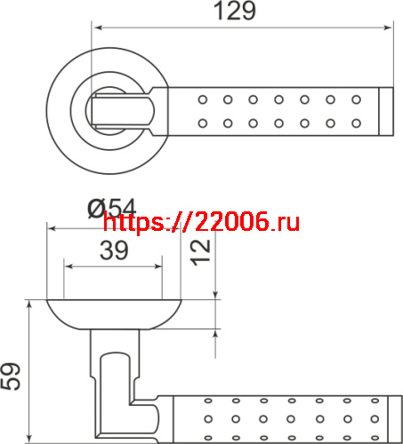 Ручка Armadillo (Армадилло) раздельная R.LD54.Eridan37 (Eridan LD37) SN/CP-3 матовый никель/хром TECH (кв. 8х140) фото 3 Ручка Armadillo (Армадилло) раздельная R.LD54.Eridan37 (Eridan LD37) SN/CP-3 матовый никель/хром TECH (кв. 8х140) фото 3