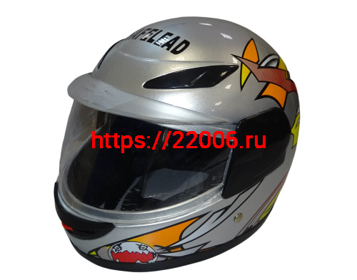 Шлем интеграл "Safelead" HF-908 (619) Детский E05 BLACK, TB-SILVER размер L (16 шт.) Шлем интеграл "Safelead" HF-908 (619) Детский E05 BLACK, TB-SILVER размер L (16 шт.)