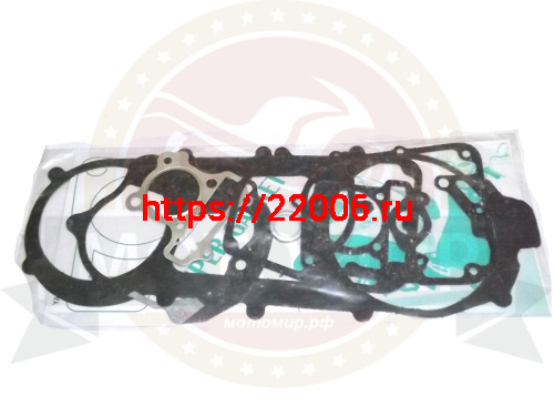 Набор прокладок двигателя GY6-50 39,00 мм FT50QT-4A,-18 короткий 10" Набор прокладок двигателя GY6-50 39,00 мм FT50QT-4A,-18 короткий 10"