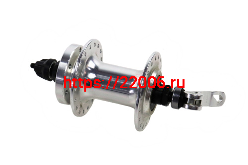 Втулка передняя, AL, хром., F:3/8X14GX36HX100X110, эксцентрик, промподшипник, под диск 6 болтов (SF-A226F) Втулка передняя, AL, хром., F:3/8X14GX36HX100X110, эксцентрик, промподшипник, под диск 6 болтов (SF-A226F)