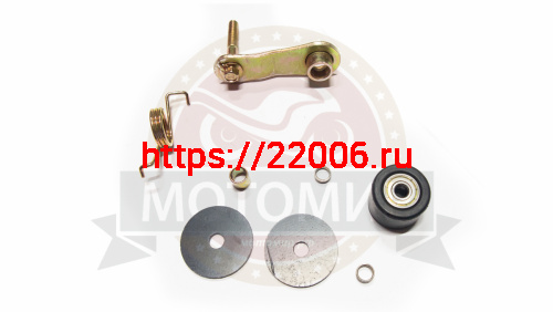 Натяжитель цепи ATV СOMMANDER SPARK APL110S (ролик на кронштейне) (поз. 10,14,15,16,17,18) фото 2