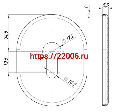 Накладка Fuaro (Фуаро) на цилиндр ESC.C.SF/OV.473 (ESC 473) SN мат.никель фото 3 Накладка Fuaro (Фуаро) на цилиндр ESC.C.SF/OV.473 (ESC 473) SN мат.никель фото 3