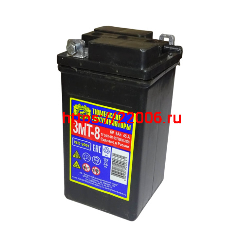 Аккумулятор 6В 8 А/ч, г.Тюмень (3 МТ-8 "Лидер") (83 x 141 x 77) симетрич. пол., Кислот.Сухозаряд. фото 2 Аккумулятор 6В 8 А/ч, г.Тюмень (3 МТ-8 "Лидер") (83 x 141 x 77) симетрич. пол., Кислот.Сухозаряд. фото 2
