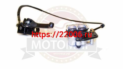 Гидравлика передняя в сборе Fighter125 (тормоз в сборе) посад.43мм, склад.ручка (L-1100mm, 2 поршня) фото 3 Гидравлика передняя в сборе Fighter125 (тормоз в сборе) посад.43мм, склад.ручка (L-1100mm, 2 поршня) фото 3