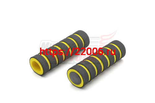 Ручки руля вело 105мм (пара) поролоновые Ручки руля вело 105мм (пара) поролоновые