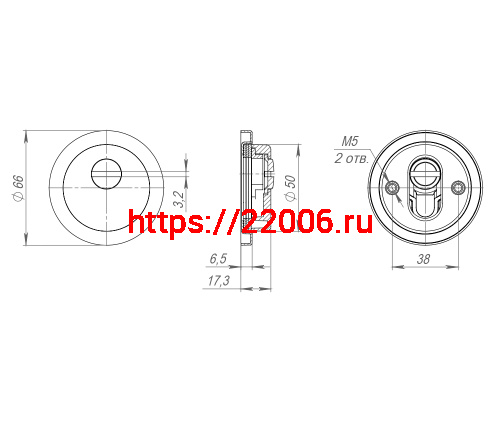 Накладка Fuaro (Фуаро) DEF.RLR/R-EXT.6617 BL-24 черный фото 3 Накладка Fuaro (Фуаро) DEF.RLR/R-EXT.6617 BL-24 черный фото 3