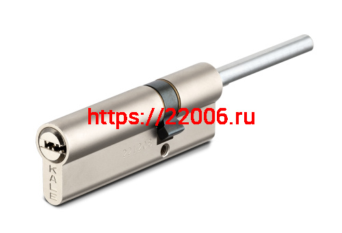 Цилиндровый механизм Kale kilit (Кале килит) под вертушку (дл.шток) 164 SX/76 (40+10+26) mm никель 5 кл. Цилиндровый механизм Kale kilit (Кале килит) под вертушку (дл.шток) 164 SX/76 (40+10+26) mm никель 5 кл.