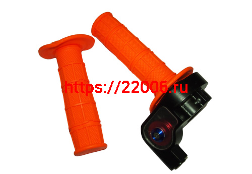 Ручка руля правая (газа) TTR 50-250 в сборе (с резинкой) короткоходая с корпусом + ручка лев (38386) Ручка руля правая (газа) TTR 50-250 в сборе (с резинкой) короткоходая с корпусом + ручка лев (38386)