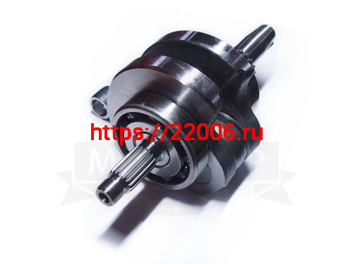 Коленвал СВ250 см3 Zongshen ZS 172FMM (+ 2 подшипника) (100066539)