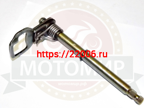 Вал переключения передач CG/CB125-250 в сборе без рожек (НАБОР) Вал переключения передач CG/CB125-250 в сборе без рожек (НАБОР)