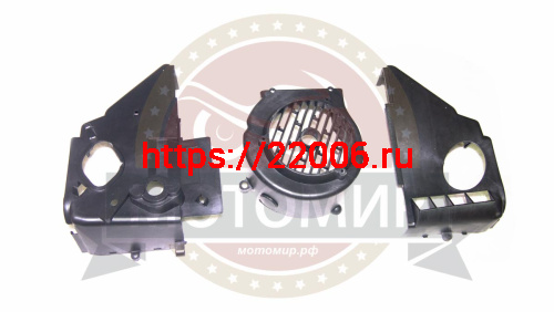 Кожух охлаждения цилиндра 4х такт. в сборе GY6-125/150 см3 152QMI, 157QMJ (+кожух крыльчатки 94695) фото 3 Кожух охлаждения цилиндра 4х такт. в сборе GY6-125/150 см3 152QMI, 157QMJ (+кожух крыльчатки 94695) фото 3