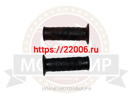 Ручка руля правая (газа) Спринт + руля левая (резиновые)