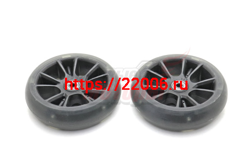 Колеса для самокатов 135*38мм на промподшипниках (PU, цвет: черный) (пара) Колеса для самокатов 135*38мм на промподшипниках (PU, цвет: черный) (пара)
