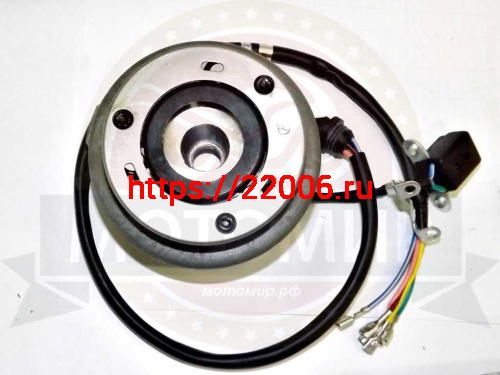 Зажигание 157FMI в сборе с маховиком Симплер, Хантер150, CrossFire 8 катушек фото 2