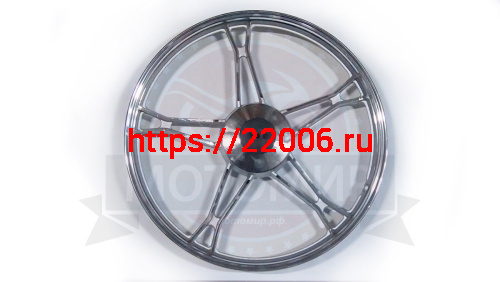 Обод 17" передний литой, барабан. тормоз 1,2-17 Альфа, Дельта, Zodiak (стандарт серебристый) №1