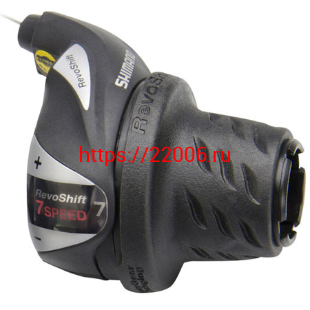 Шифтер Shimano Tourney, RS36, лев, 3 скор. (SIS), тр. 1800мм, б/уп., ASLRS36LSBT Шифтер Shimano Tourney, RS36, лев, 3 скор. (SIS), тр. 1800мм, б/уп., ASLRS36LSBT
