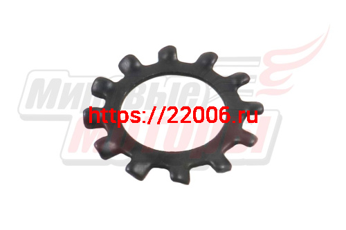 Шайба стопорная болта коленвала (пружинная) F50/F80 (лепестки наружные) Шайба стопорная болта коленвала (пружинная) F50/F80 (лепестки наружные)