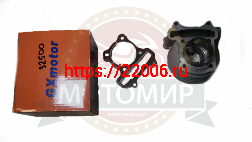 Цилиндр в сборе с поршнем 4-х такт. скутер (100см3 Тюнинг) 50,00 мм (под шпильки 50 см3) палец 13 мм