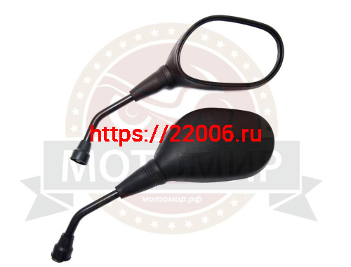 Зеркала (026) d8 пласт. (бобовидные, черные) VEKTOR (НАБОР) Зеркала (026) d8 пласт. (бобовидные, черные) VEKTOR (НАБОР)