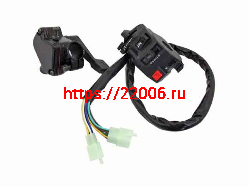 Переключатель руля ATV110-125 с обогатителем + курок газа Переключатель руля ATV110-125 с обогатителем + курок газа