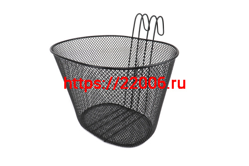 Корзина передняя на руль (навесная с крюками) Корзина передняя на руль (навесная с крюками)