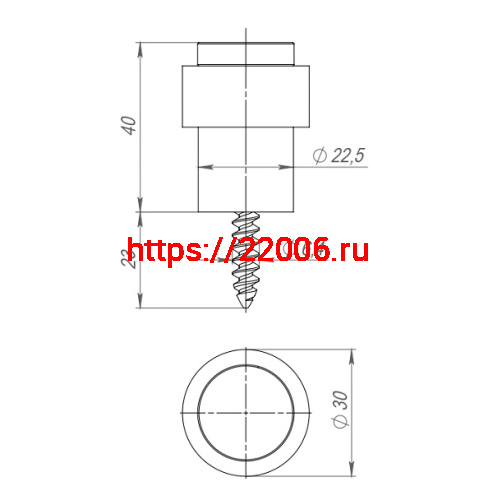 Упор Fuaro (Фуаро) дверной напольный STOPPER/14 (DS-14) SN-3 мат.никель фото 3 Упор Fuaro (Фуаро) дверной напольный STOPPER/14 (DS-14) SN-3 мат.никель фото 3