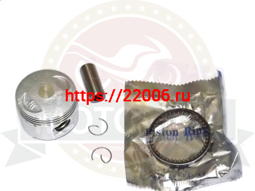 Поршень 44,00 мм 4 такт.скутер 139QMB (GY6) 62cc (кольца, палец d13мм, стопорн. кольца)