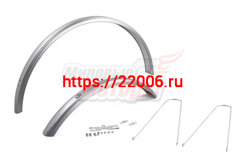 Крылья 26" металл., цвет серебристый металлик Крылья 26" металл., цвет серебристый металлик