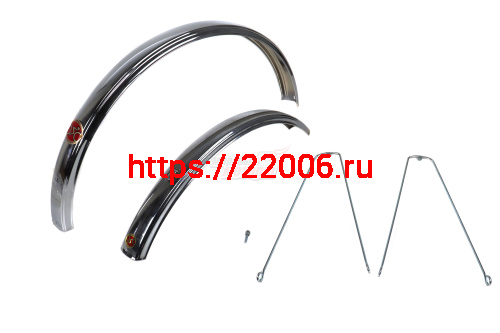 Крылья 26'' хром (пара) (щитки)