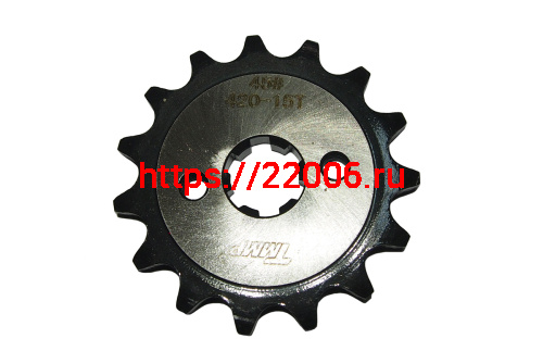 Звезда 15 зуб. (420) (d14-17, 2х30) цепи, ведущая ОВ-70 Zodiak, Динго, Мустанг BSE