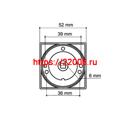 Ручка Armadillo (Армадилло) поворотная WC-BOLT BK6/SQ-21ABL-18 Темная медь фото 2 Ручка Armadillo (Армадилло) поворотная WC-BOLT BK6/SQ-21ABL-18 Темная медь фото 2