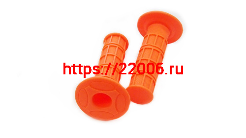 Грипсы цветные 22/24мм Оранжевые (L/R)