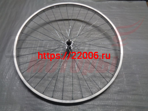 Обод 28" передний (АЛЮМ) в сборе с втулк.