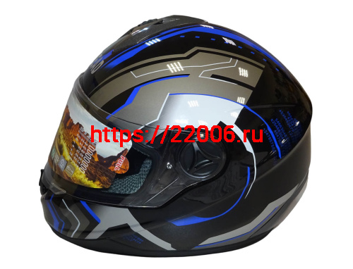 Шлем интеграл "Safelead" HF-122 черный Q162, размер XL фото 4 Шлем интеграл "Safelead" HF-122 черный Q162, размер XL фото 4