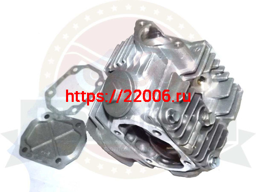 Головка цилиндра "Альфа, Zodiak" в сборе 50 мм (100 см3) (клапана, распр., коромысло и т.д.) фото 2