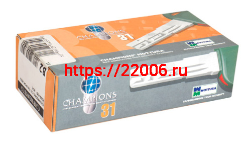Цилиндровый механизм Mottura (Моттура) под вертушку C31F363601C5 (72 мм/31+10+31), МАТ.НИКЕЛЬ фото 2