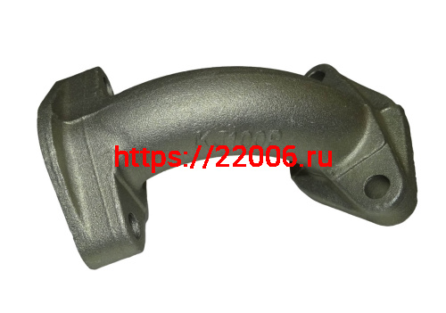 Патрубок карбюратора 1Р39 алл d18мм (2х48мм) фото 2 Патрубок карбюратора 1Р39 алл d18мм (2х48мм) фото 2