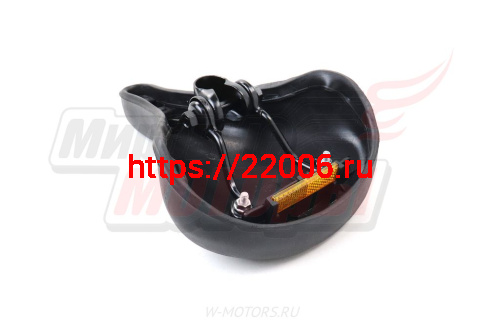 Седло вело мяг.покр. с отражателем (260*165 мм) фото 2 Седло вело мяг.покр. с отражателем (260*165 мм) фото 2