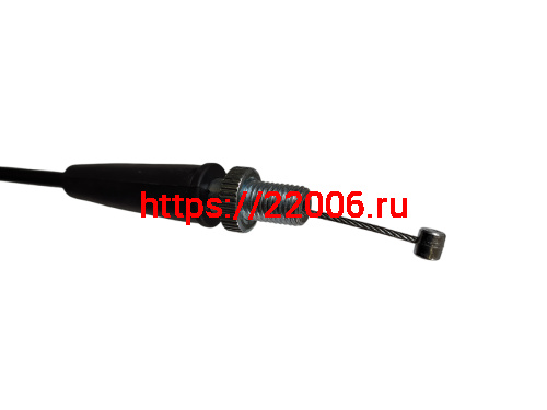 Трос газа L-1130мм, ход-100мм, Fighter125, прямой резьба на 10 мм фото 2