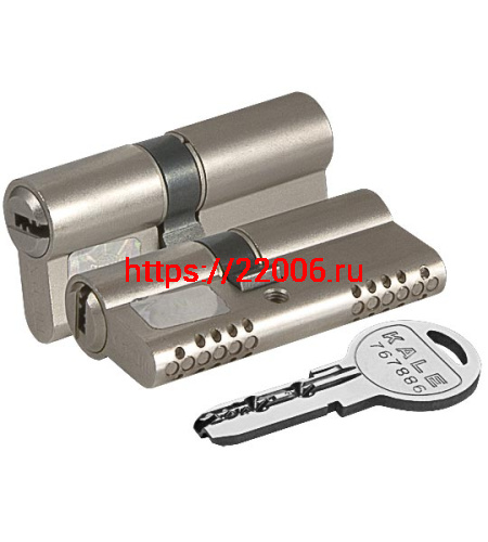 Цилиндровый Kale kilit (Кале килит) механизм 164 OBS SNE/68 (26+10+32) mm никель 5 кл. new фото 3