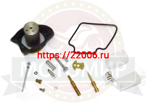 Ремкомплект карбюратора 4х такт. 152QMI,157QMJ (полный) D22 мм фото 2