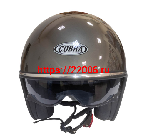 Шлем открытый COBRA EC H589, серый титан, размер XL фото 2 Шлем открытый COBRA EC H589, серый титан, размер XL фото 2