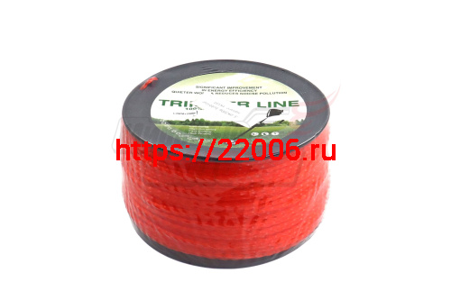Леска триммерная (3,0*200м) TRIMMER LINE в бобине (квадрат витой) Леска триммерная (3,0*200м) TRIMMER LINE в бобине (квадрат витой)