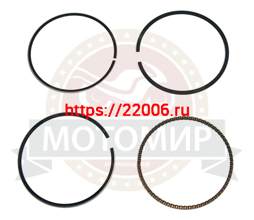 Кольца поршневые 4х такт. 56,50 мм CG125 (157FMI) (Хантер, Симплер, ATV) STD Кольца поршневые 4х такт. 56,50 мм CG125 (157FMI) (Хантер, Симплер, ATV) STD