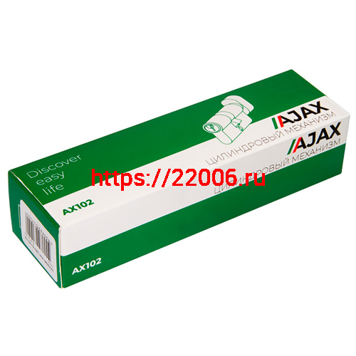 Цилиндровый Ajax (Аякс) механизм (AX100/60) AX1000Key60 (25+10+25) PB латунь фото 2 Цилиндровый Ajax (Аякс) механизм (AX100/60) AX1000Key60 (25+10+25) PB латунь фото 2