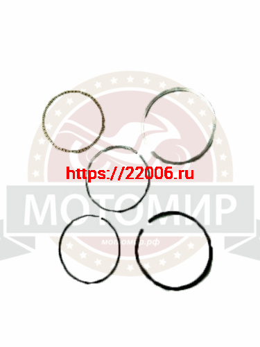 Кольца поршневые 4х такт. 56.50 мм СG125 (157FMI) Кольца поршневые 4х такт. 56.50 мм СG125 (157FMI)