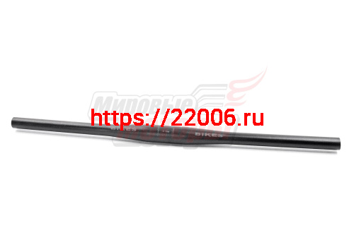 Руль стальной прямой 620*31,8мм (ЧЕРНЫЙ)