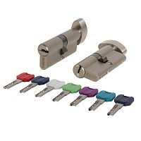 Цилиндровый Punto (Пунто) механизм MaxPro7002Knob120mm(55+10+55) SN никель 7key с вертушкой